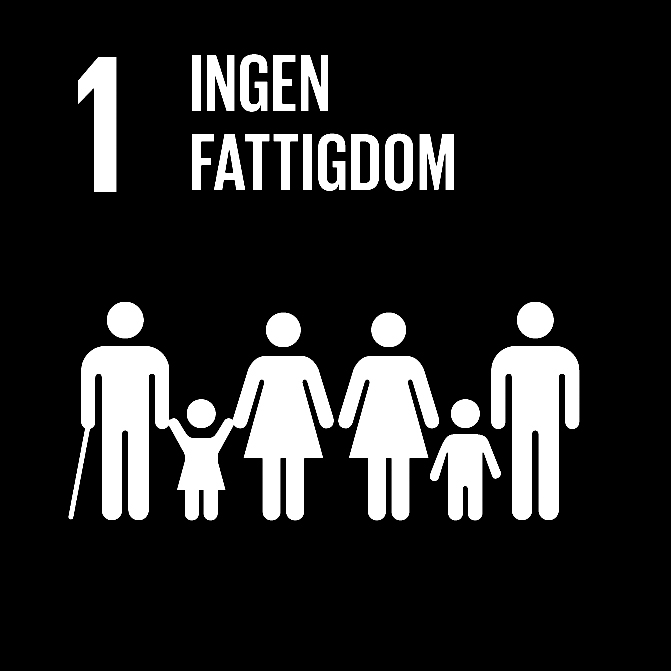 FN:s 17 globala hållbarhetsmål: 1 Ingen fattigdom
