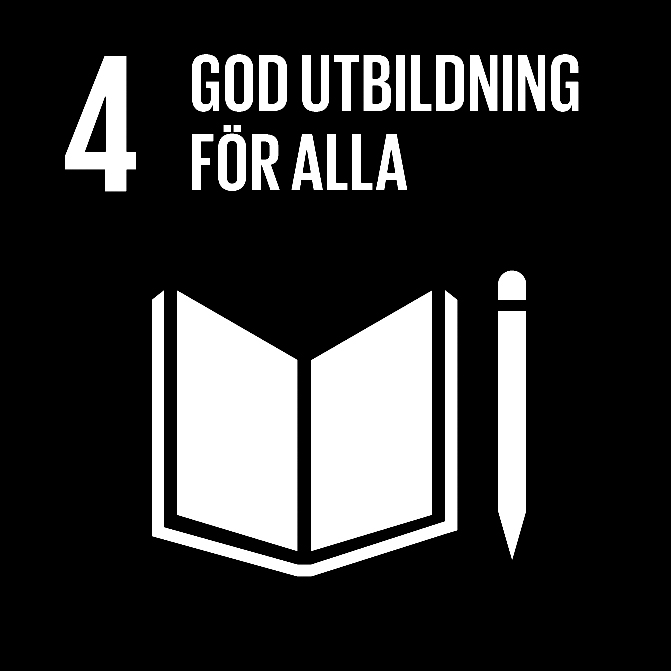 FN:s 17 globala hållbarhetsmål: 4 god utbildning for alla