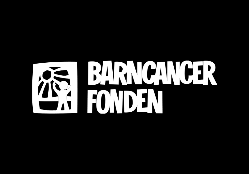 Barncancer fonden logga. Klicka här för att gå till deras hemsida.